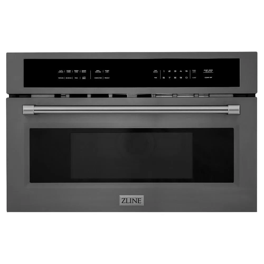 30 In. 1.6 Cu Ft. Black Stainless Steel Built-in Convection Microwave Oven