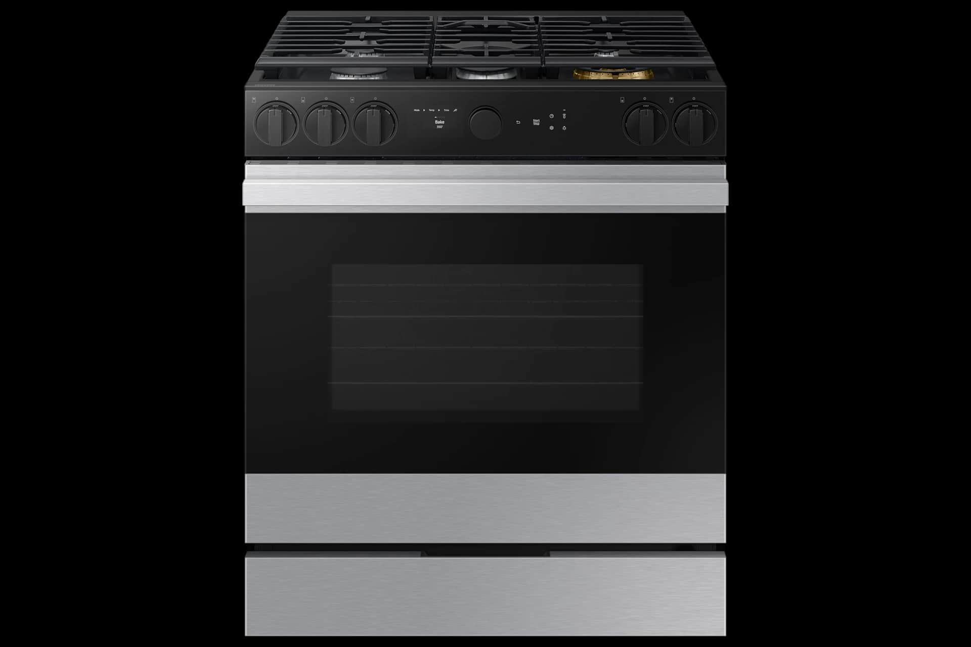 Bespoke Slide-in Gas Range Illuminated Precision Knobs | Wi-Fi | 6.0 cu.ft.
