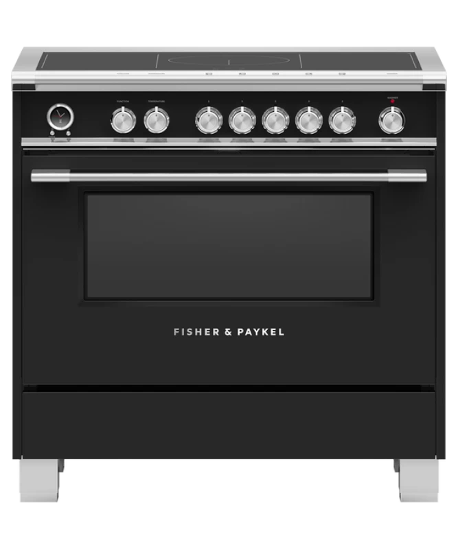 36" Series 9 Classic 5 Zone Induction Self-Cleaning Range, 2 SmartZones