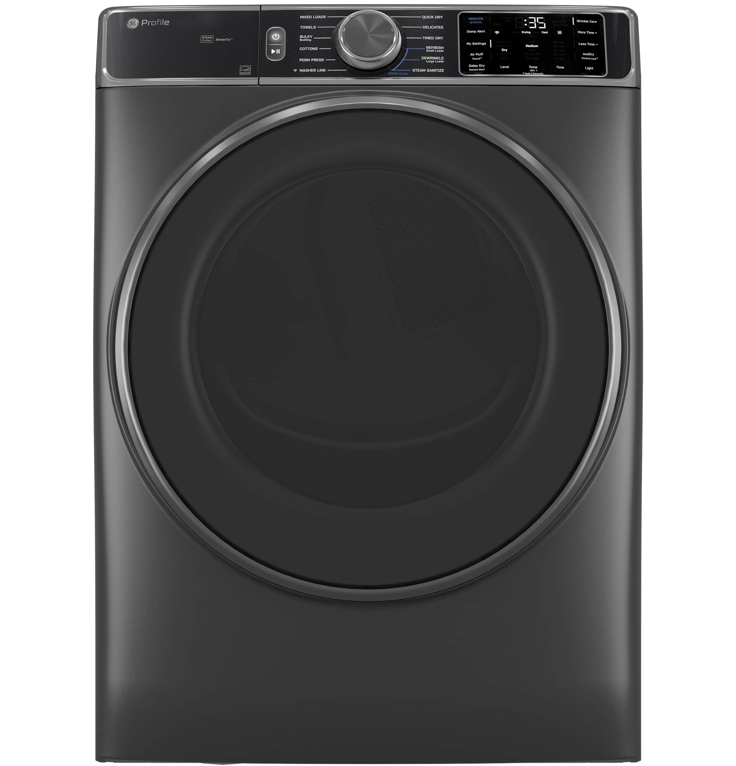 7.8 cu. ft. Capacity Smart Front Load Gas Dryer with Steam and Sanitize Cycle