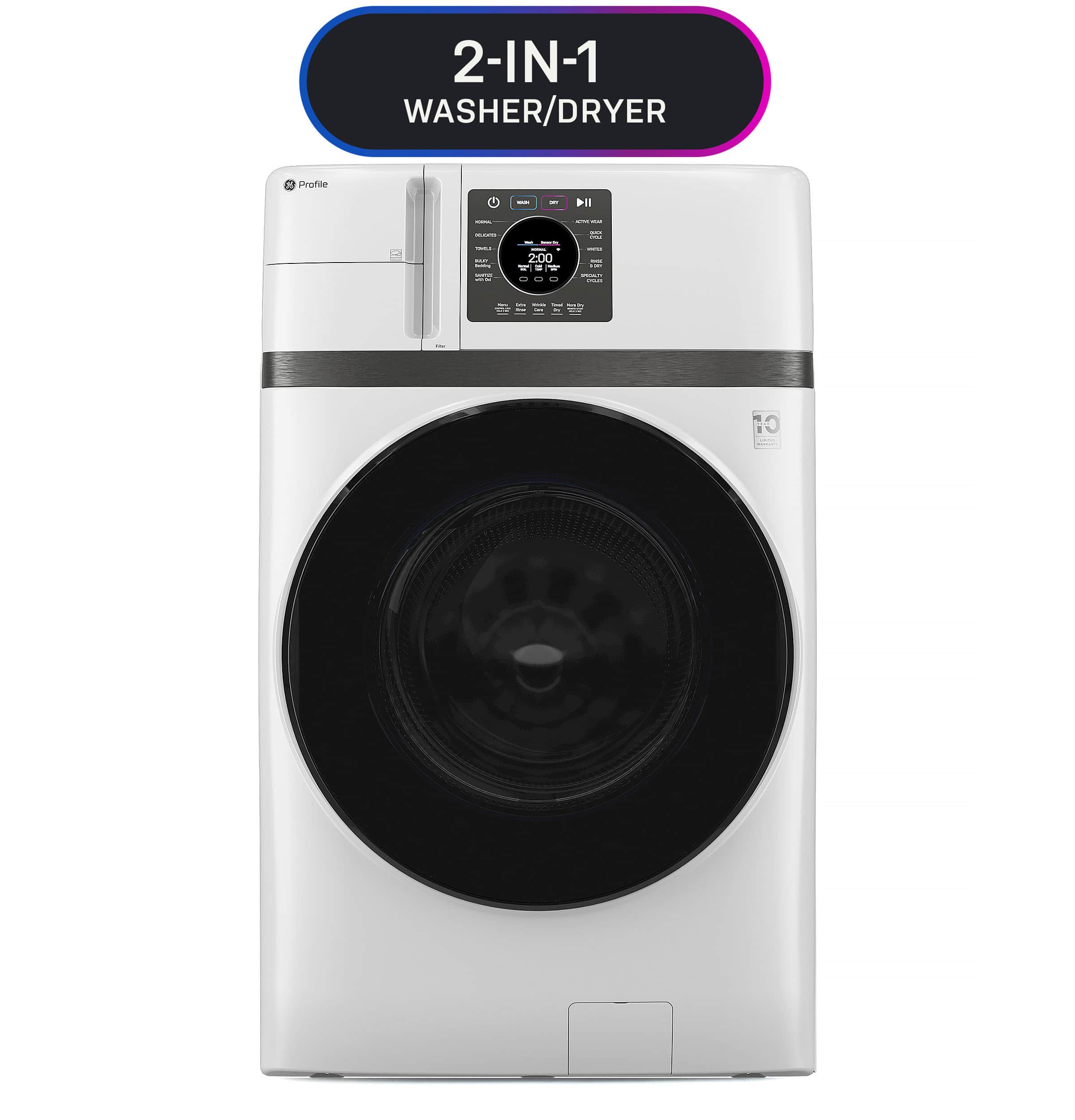 4.6 cu. ft. Capacity UltraFast Combo with Ventless Inverter Heat Pump Technology Washer/Dryer