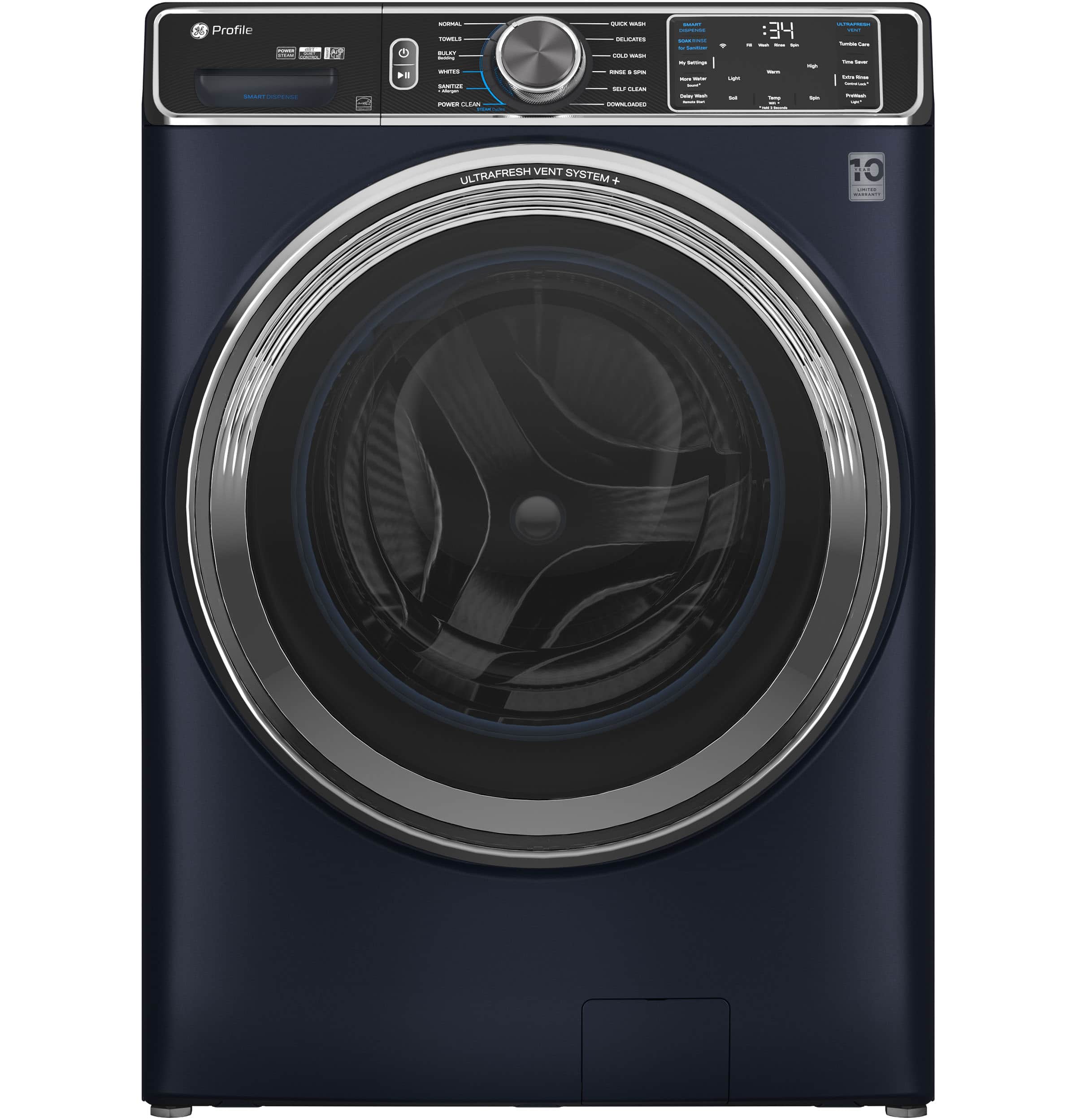 5.3 cu. ft. Capacity Smart Front Load Washer with UltraFresh Vent System+ with OdorBlock