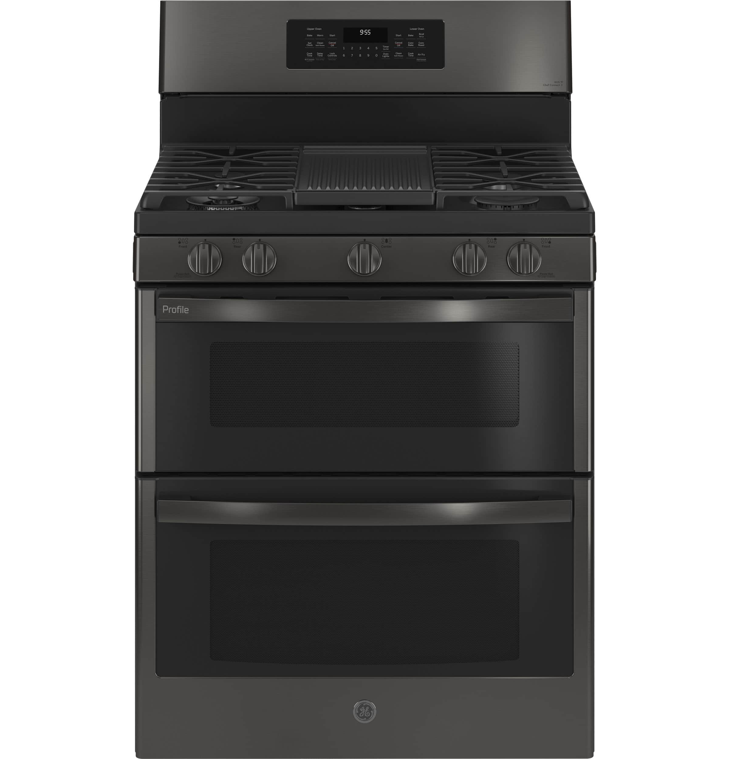 30" Free-Standing Gas Double Oven Convection Range with No Preheat Air Fry