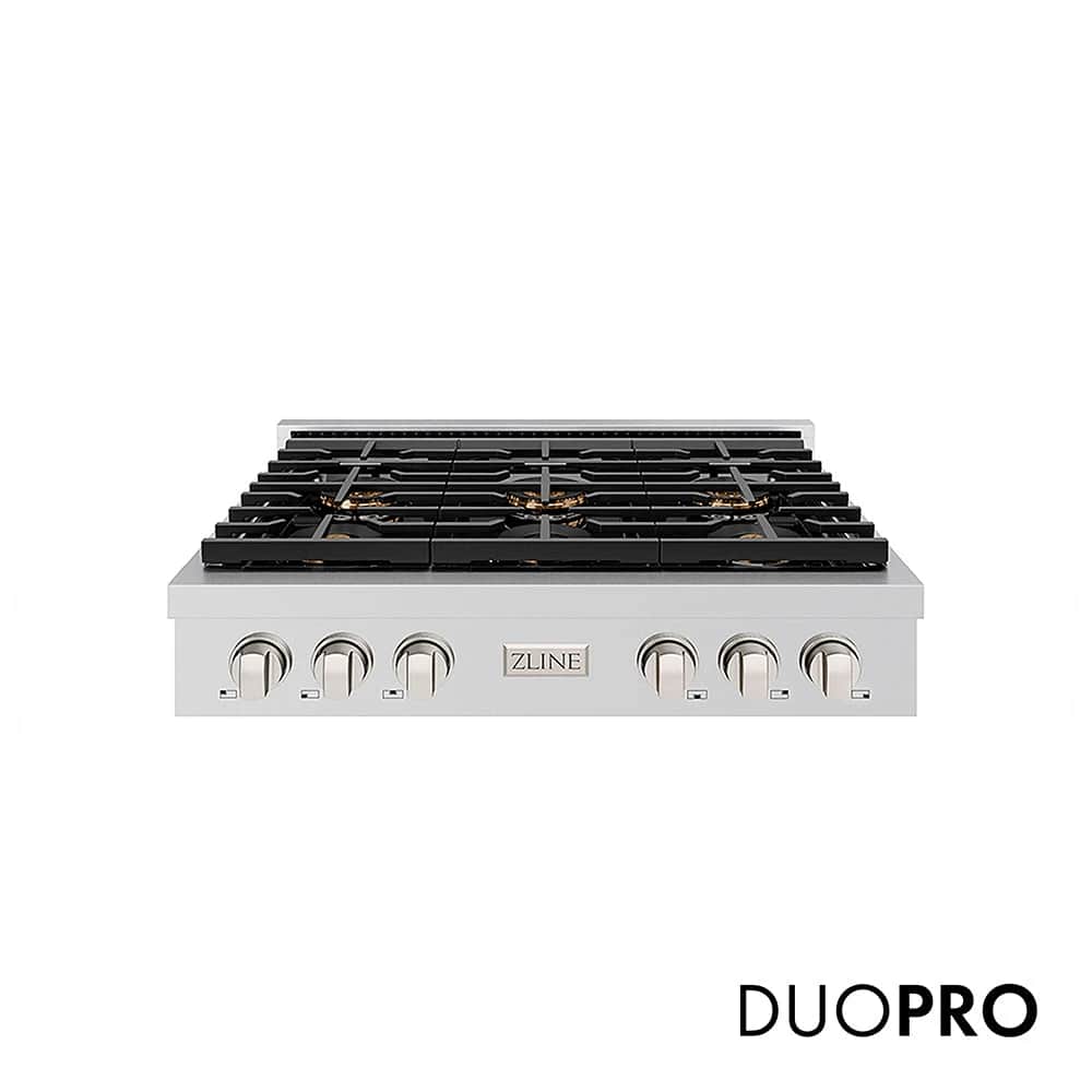 36 In. Paramount Gas Rangetop With 6 Burner Duopro™ Cooktop In Stainless Steel