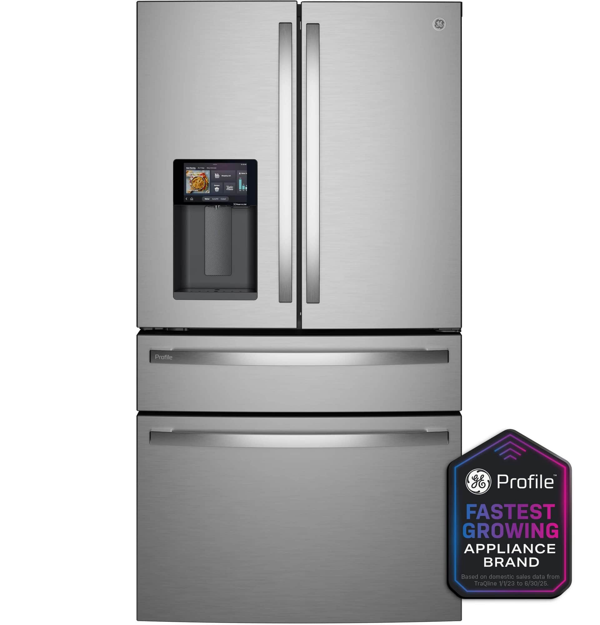 22.4 Cu. Ft. Smart Counter-Depth 4-Door French-Door Refrigerator with Kitchen Assistant