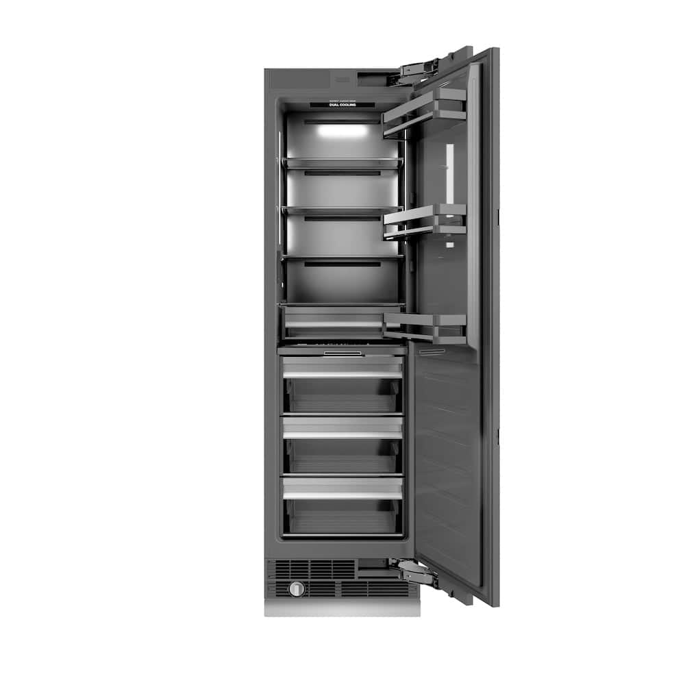 24 In. 12.5 Cu. Ft. Panel Ready Column Refrigerator With Graphite Gray Interior
