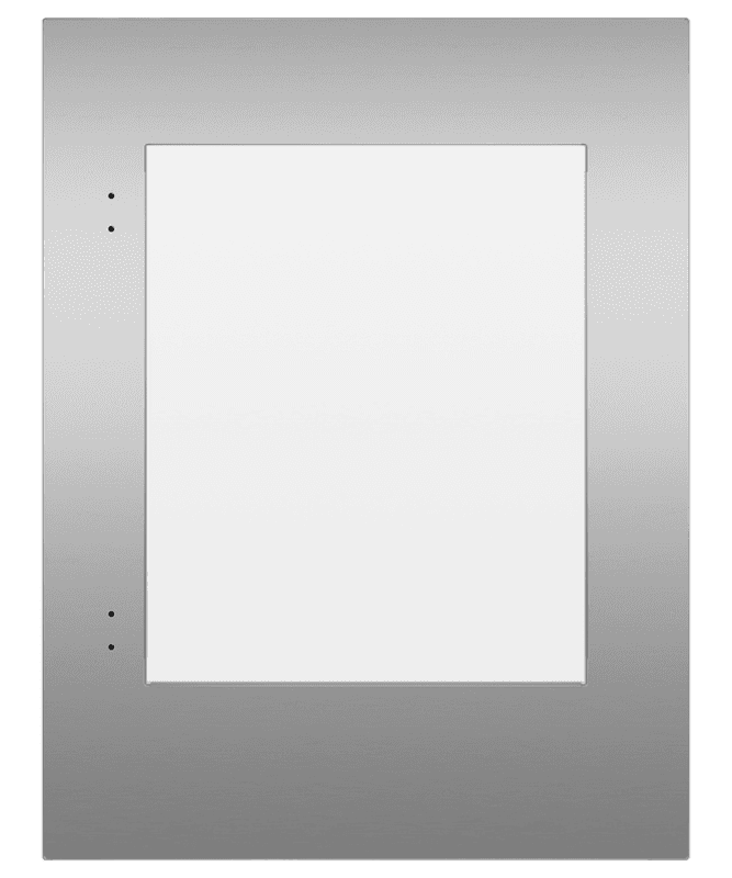 Framed Stainless Right-Hinge Door Panel for Integrated Undercounter Wine & Beverage, 60cm