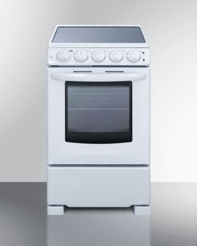 20" Wide Electric Smooth-Top Range
