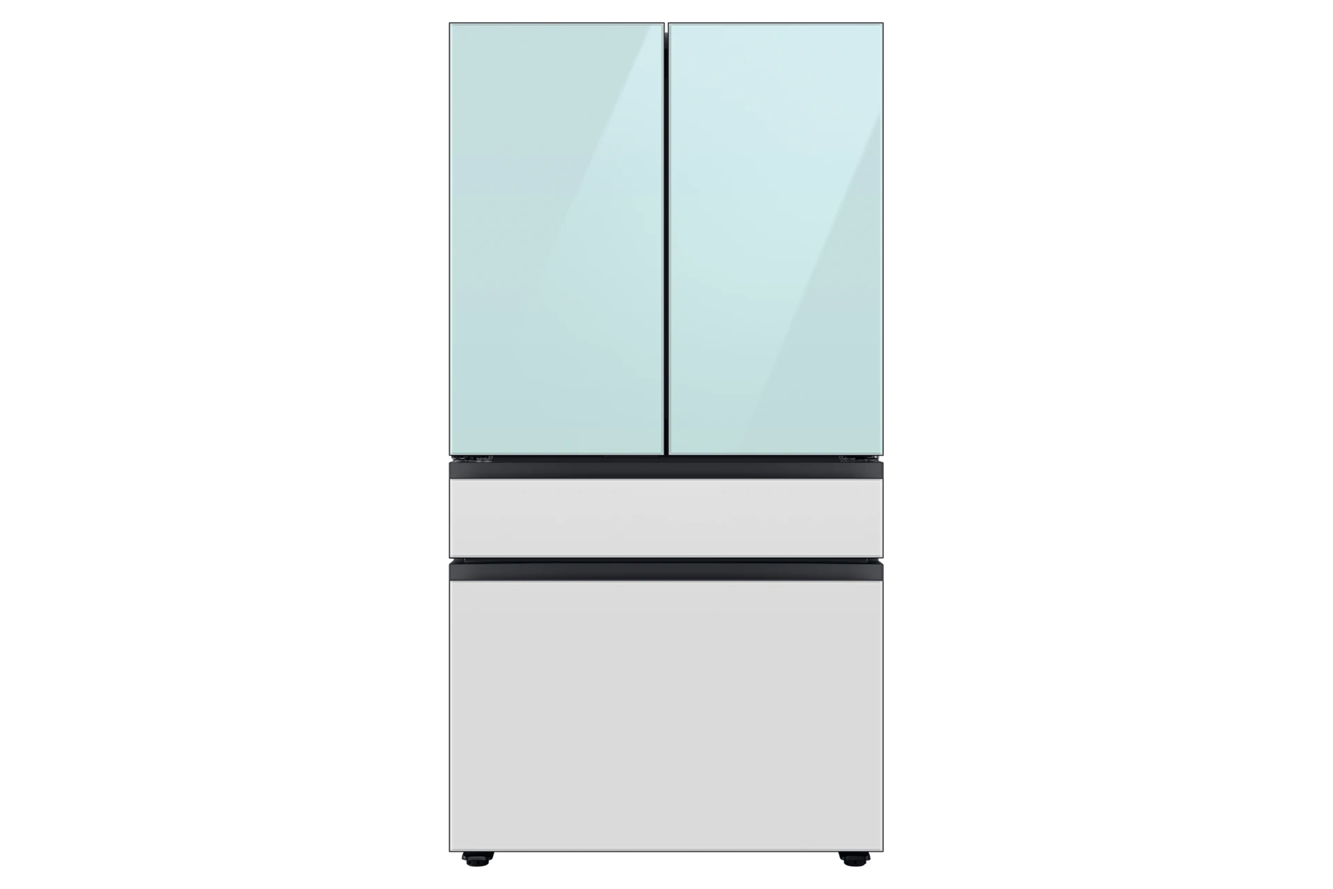 Bespoke AI 4-Door French Door Beverage Center™ | Dual Ice Maker & Flex Zone™ | 29 cu.ft.