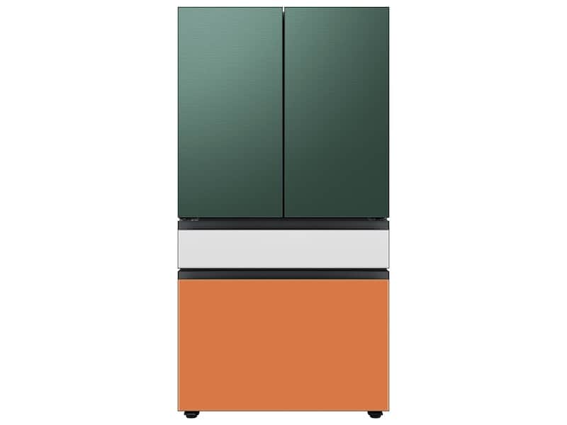 Bespoke 4-Door French Door Refrigerator (29 cu. ft.) with Customizable Door Panel Colors and Beverage Center
