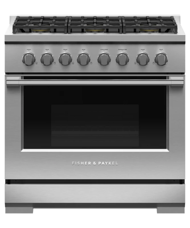 Gas Range, 36", 6 Burners, LPG