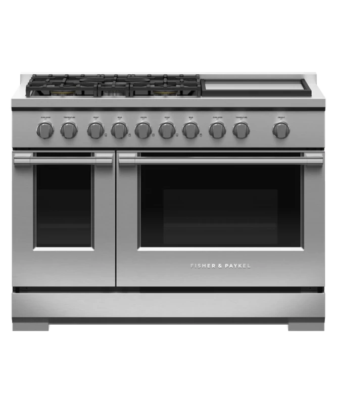 Gas Range, 48", 5 Burners with Griddle, LPG