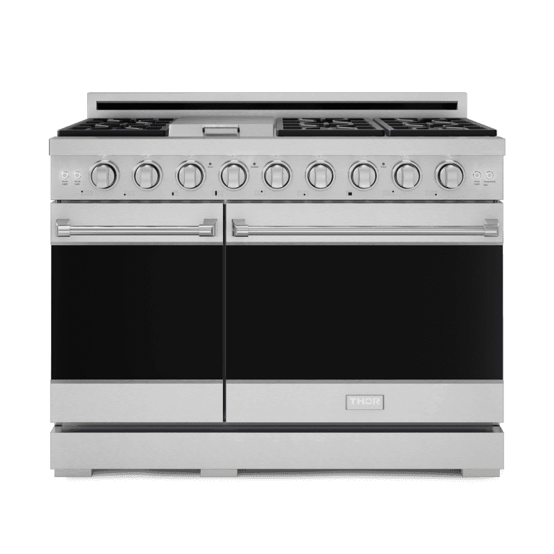 48 Inch Professional Gas Range With Pro-style Knobs In Stainless Steel Gordon Ramsay Series