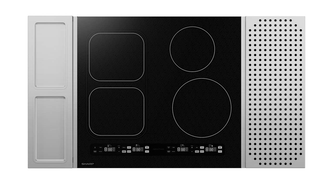 24 In. Induction Cooktop With Side Accessories