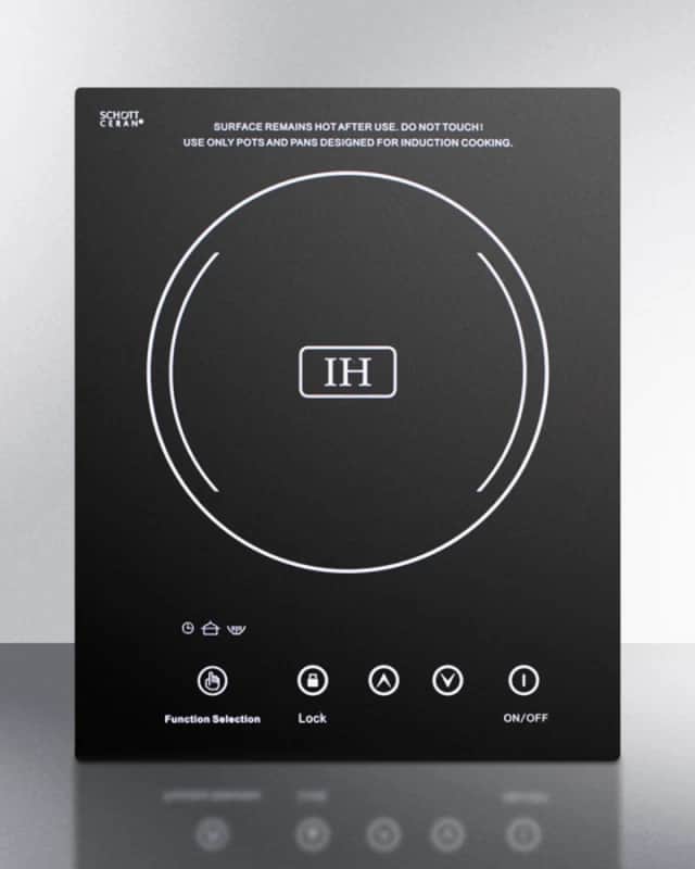 12" Wide 115V 1-Burner Induction Cooktop