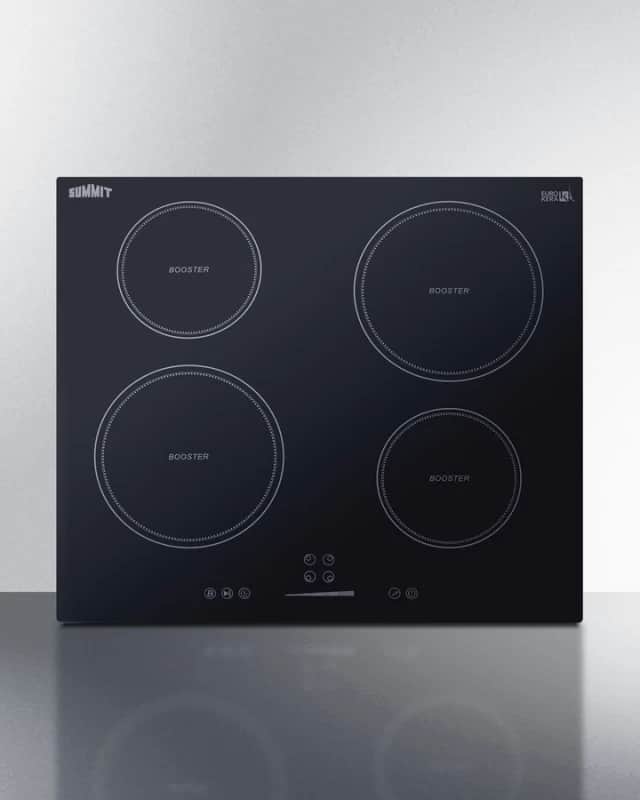 24" Wide 208-240V 4-Zone Induction Cooktop