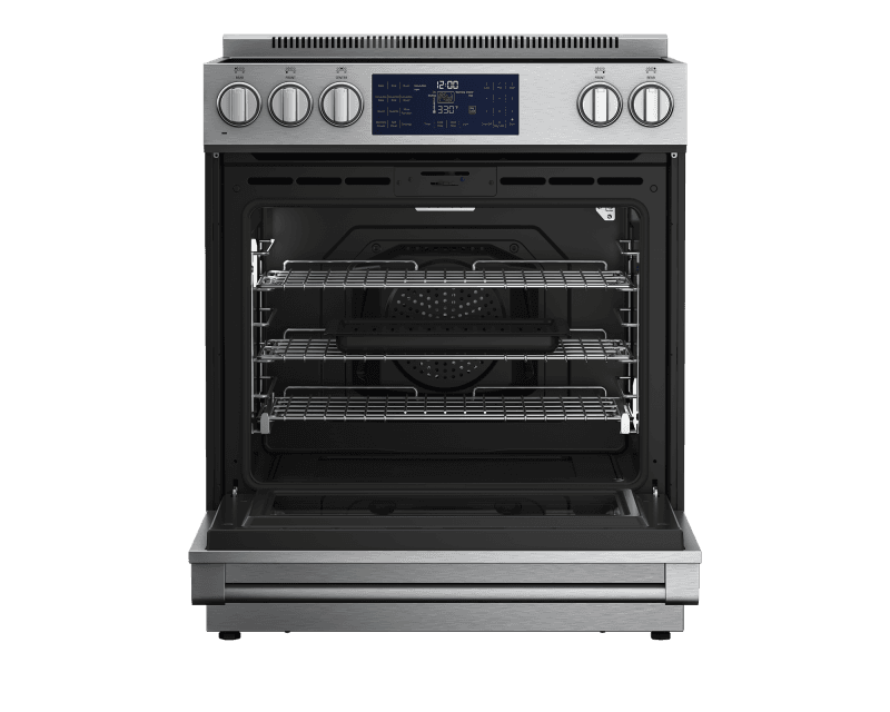 30" Stainless Steel Slide-In Electric Range