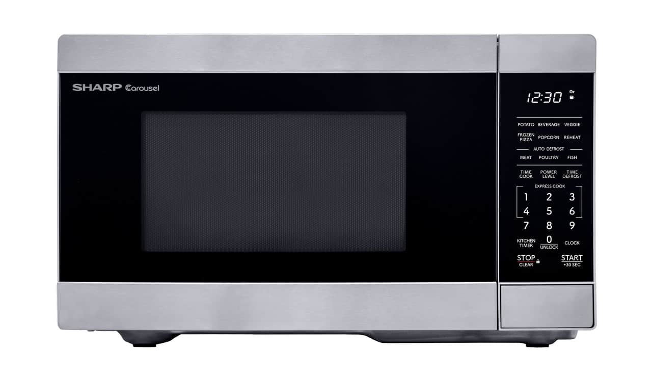 0.9 Cu. Ft. 900w Stainless Steel Countertop Microwave Oven