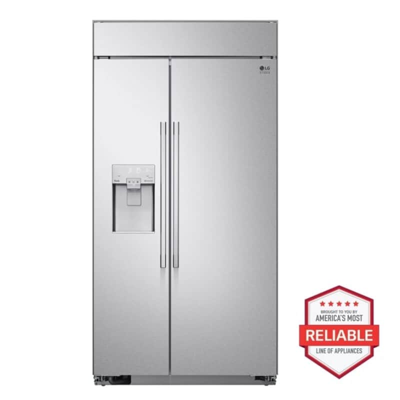 26 Cu. Ft. Smart Side-by-side Built-in Refrigerator With Ice & Water Dispenser
