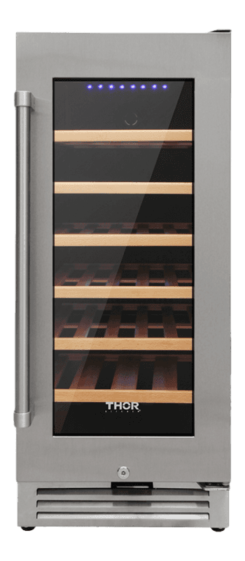 15-inch Single Zone Wine Cooler, 33 Wine Bottle Capacity