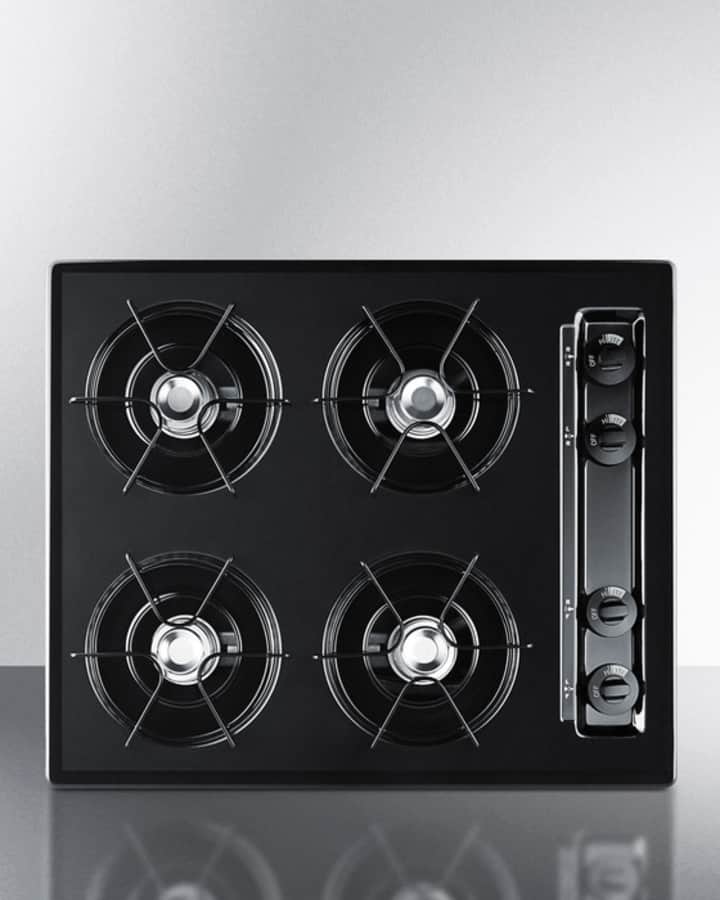 24" Wide 4-Burner Gas Cooktop
