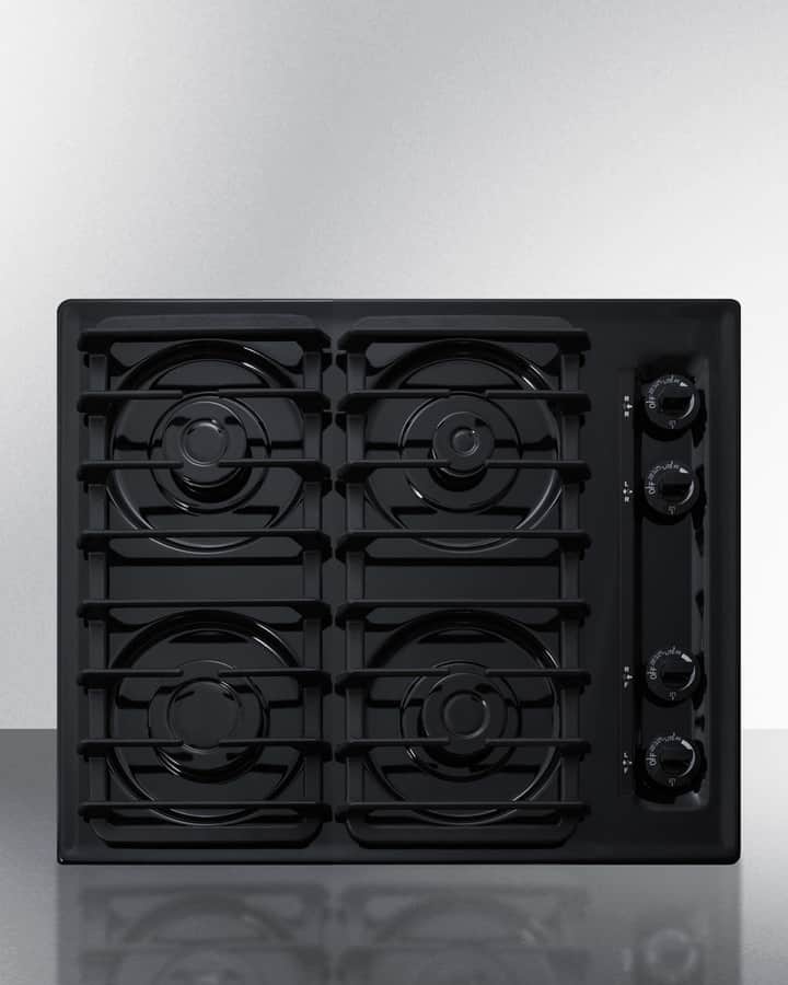24" Wide 4-Burner Gas Cooktop