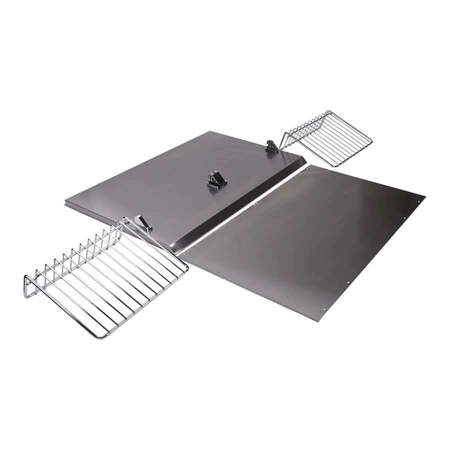 30" Range Hood Backsplash Kit With Dual Position Shelf, Stainless Steel, Fits Jxw9030kwp And Jxu9130wp, Size: 20" H