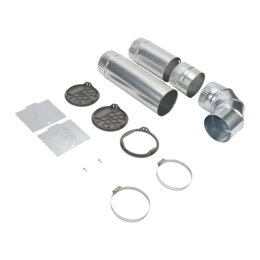 4-way internal dryer vent kit for Left, Right, and Bottom venting, compatible with WE/GD94/95/97HEX & ME/GD6000/7000X models.