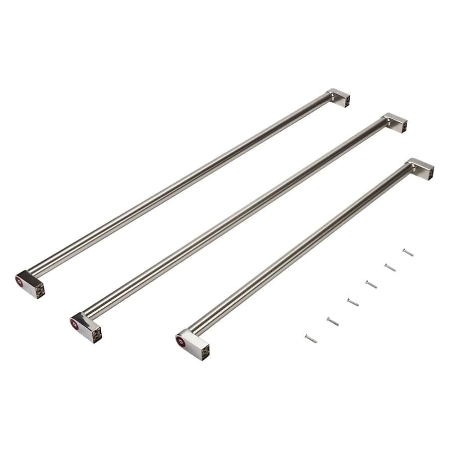 KitchenAid® 30-IN French Door Refrigerator Handle Kit with Red Medallions for Panel-Ready Models