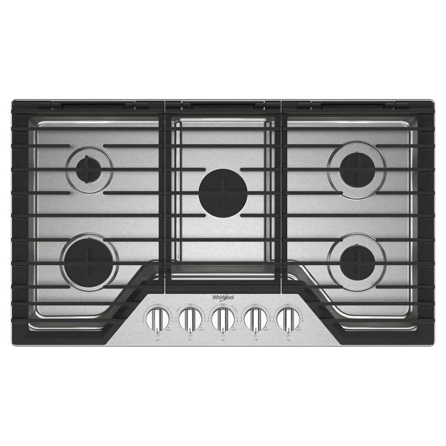 36-inch Gas Cooktop with 5 Burners and EZ-2-Lift™ Hinged Cast-Iron Grates