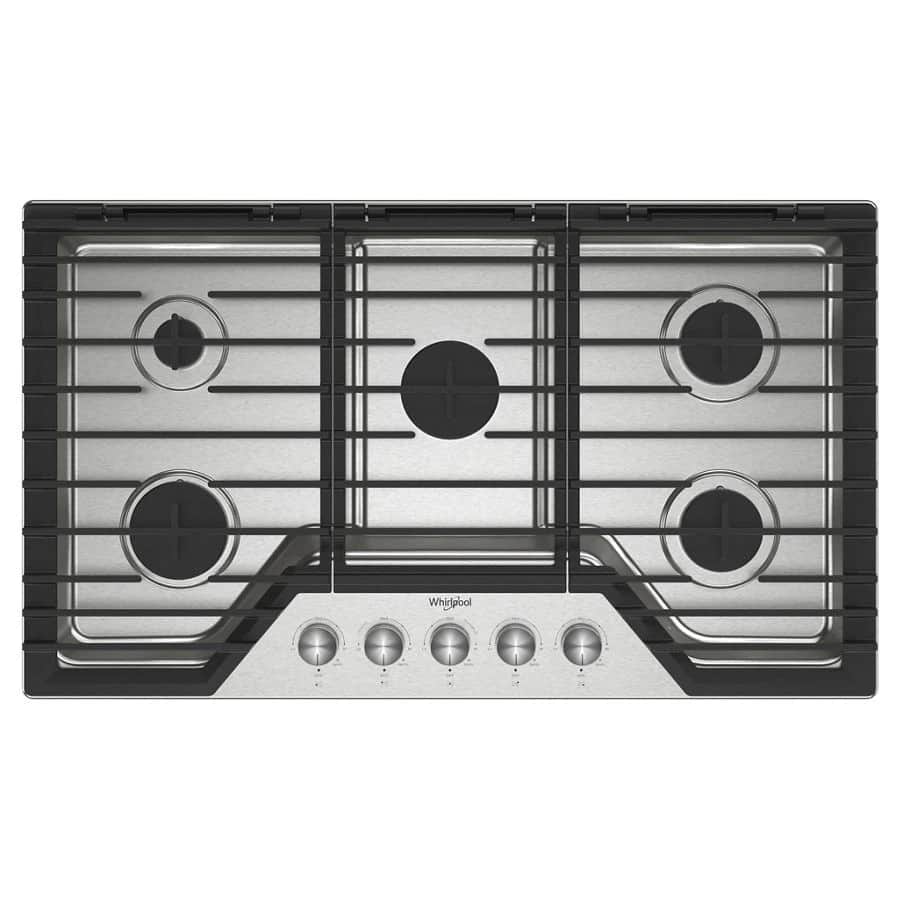 36-inch Gas Cooktop with 5 Burners and EZ-2-Lift™ Hinged Cast-Iron Grates