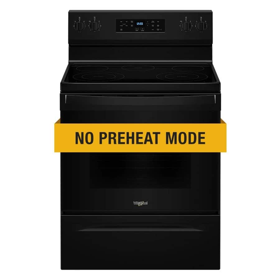 30-inch Electric Range with No Preheat Mode and Steam Clean