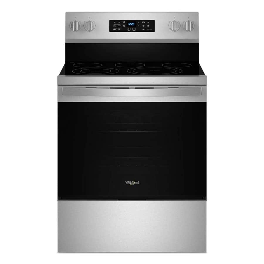 30-inch Energy Star Electric Range with Air Cooking Technology, No Preheat Air Fry and Air Baking and Self Clean