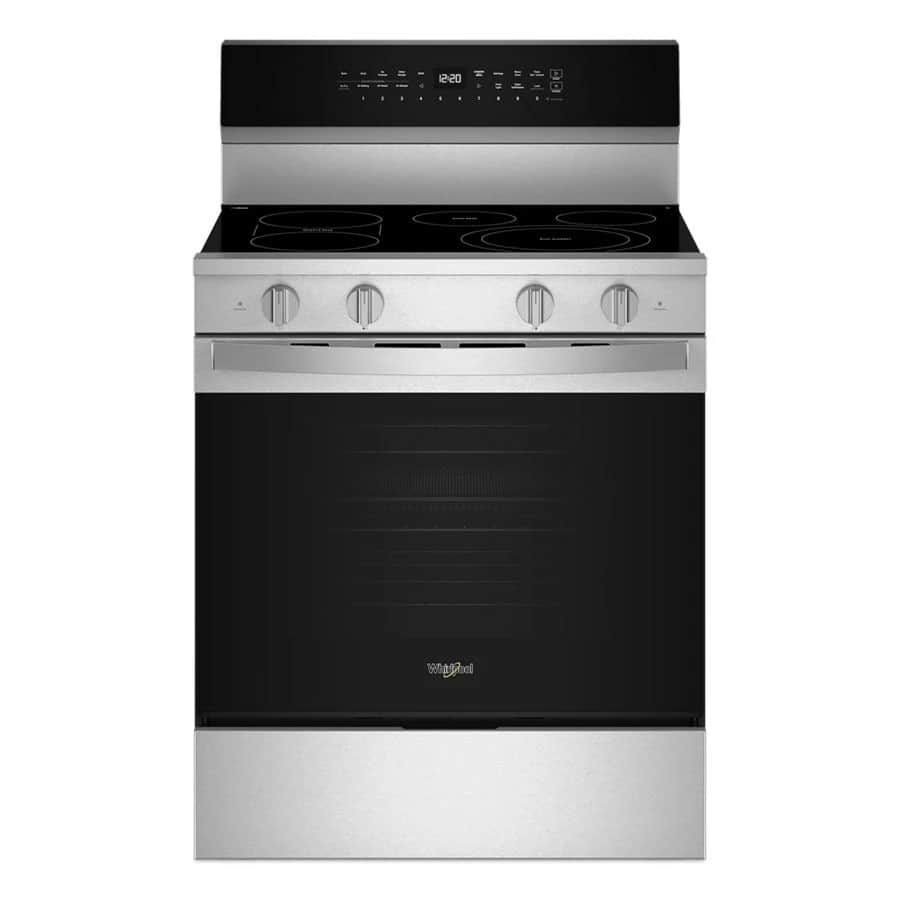 30-inch Electric Smart Range with Air Cooking Technology, No Preheat Air Fry, High Speed Preheat Oven, WipeClean™ Coating, and Steam/Self Clean
