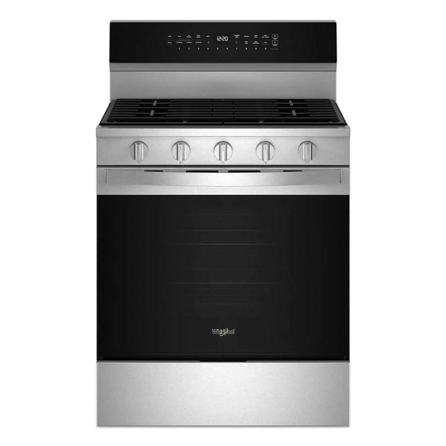 30-inch Smart Gas Range with Air Cooking Technology, No Preheat Air Fry, Steam/Self Clean and High Speed Preheat
