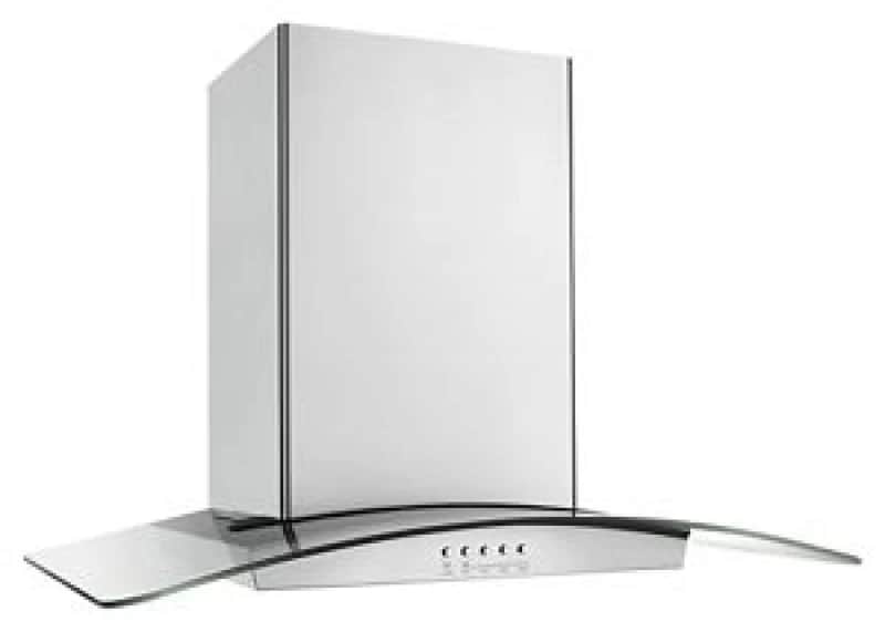 36" Modern Glass Wall Mount Range Hood