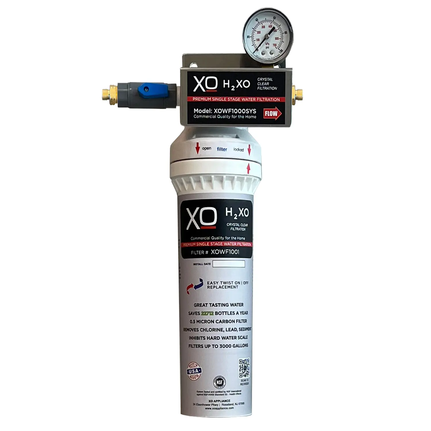 In-Line Drinking Water Filtration System