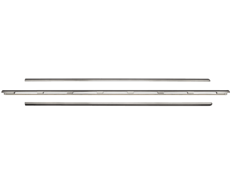 Front Control Electric and Induction Range Black Stainless Steel 3-Piece Trim Kit