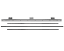 Front Control Gas Range Black Stainless Steel 4-Piece Trim Kit view 1