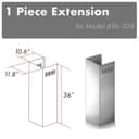1-36" Chimney Extension for 9 ft. to 10 ft. Ceilings view 3