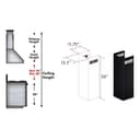 1-36" Chimney Extension for 9 ft. to 10 ft. Ceilings view 2