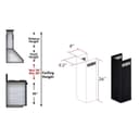 1-36" Chimney Extension for 9 ft. to 10 ft. Ceilings view 2