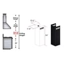 1-36" Chimney Extension for 9 ft. to 10 ft. Ceilings view 3