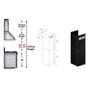 2-36" Chimney Extensions for 10 ft. to 12 ft. Ceilings view 1