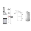 2-36" Chimney Extensions for 10 ft. to 12 ft. Ceilings view 4