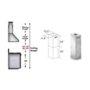 2-36" Chimney Extensions for 10 ft. to 12 ft. Ceilings view 3