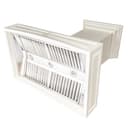 30" Convertible Vent Wooden Wall Mount Range Hood in Cottage (321TT) - 30 Inch view 4