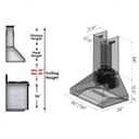 30" Convertible Vent Wooden Wall Mount Range Hood in Cottage (321TT) - 30 Inch view 9