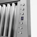 30 In. Wooden Wall Mount Range Hood In Rustic Bright White Finish view 6