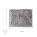 Genuine Replacement Charcoal Filter for Ductless Range Hoods, 8-3/4" x 10-1/2", Fits Select Models view 2